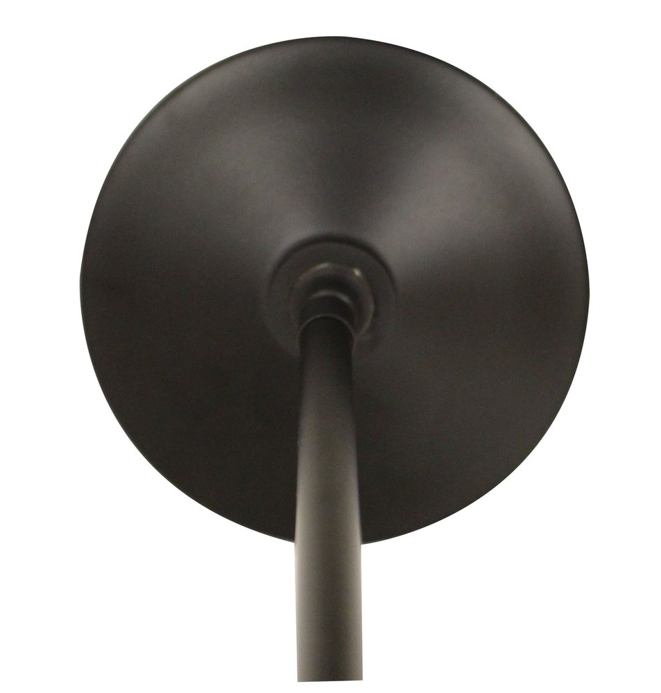 Black Bulb Metal Chandelier