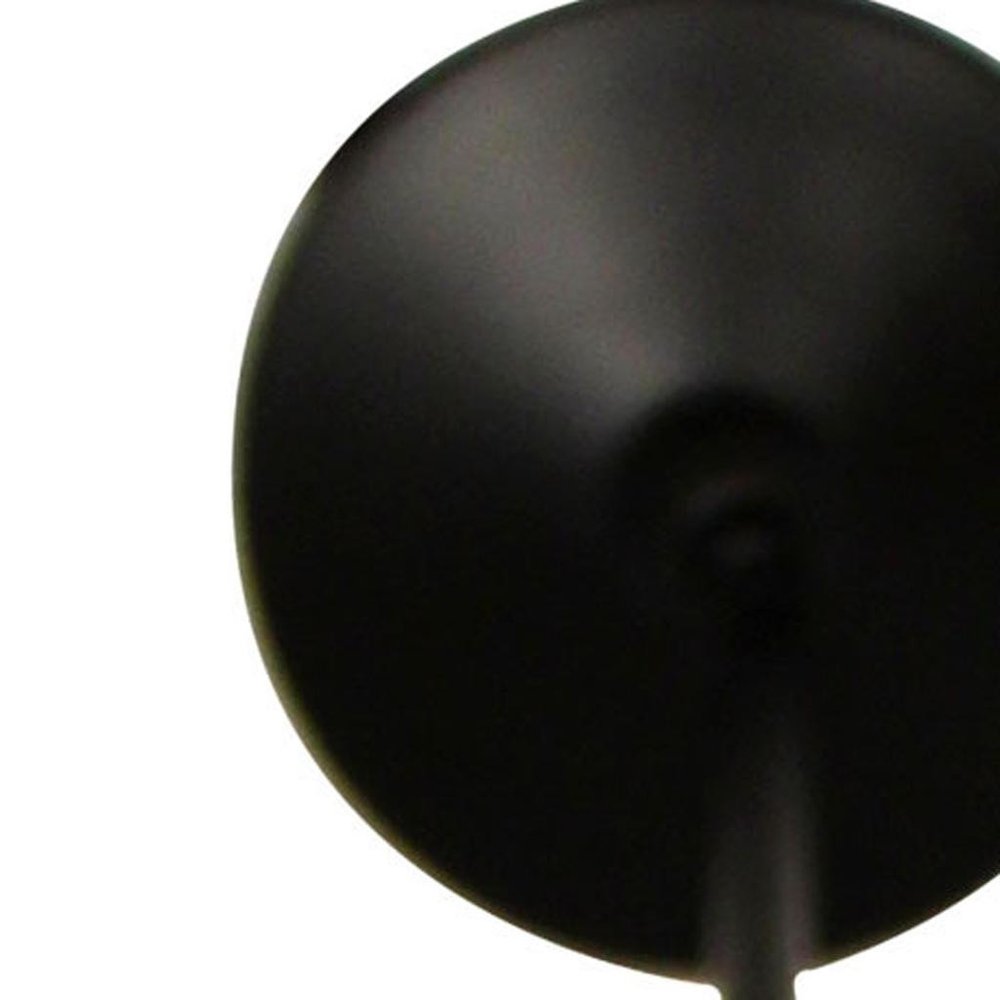 Black Bulb Metal Chandelier
