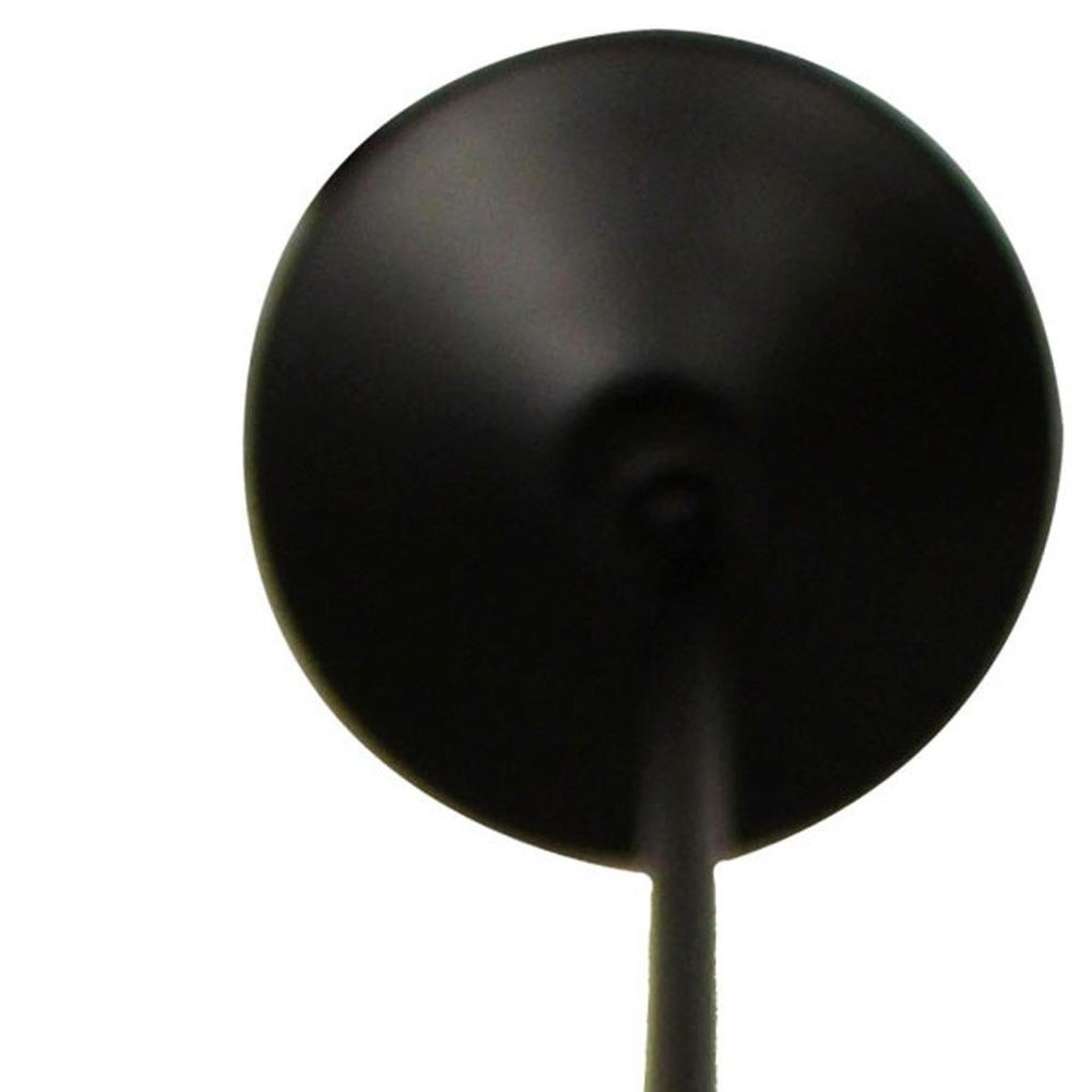 Black Bulb Metal Chandelier