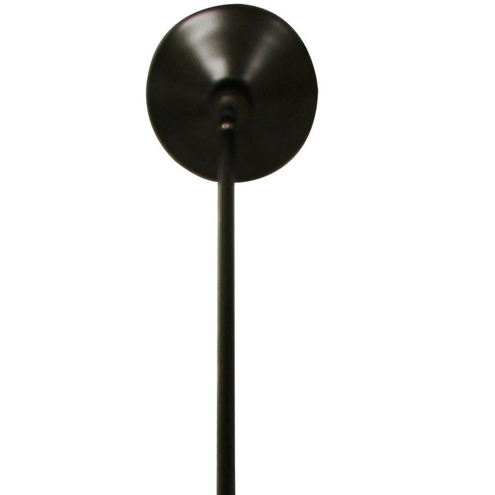 Bronze Bulb Three Light Metal Chandelier