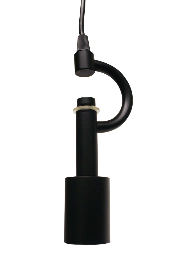 Black Bulb Metal Chandelier