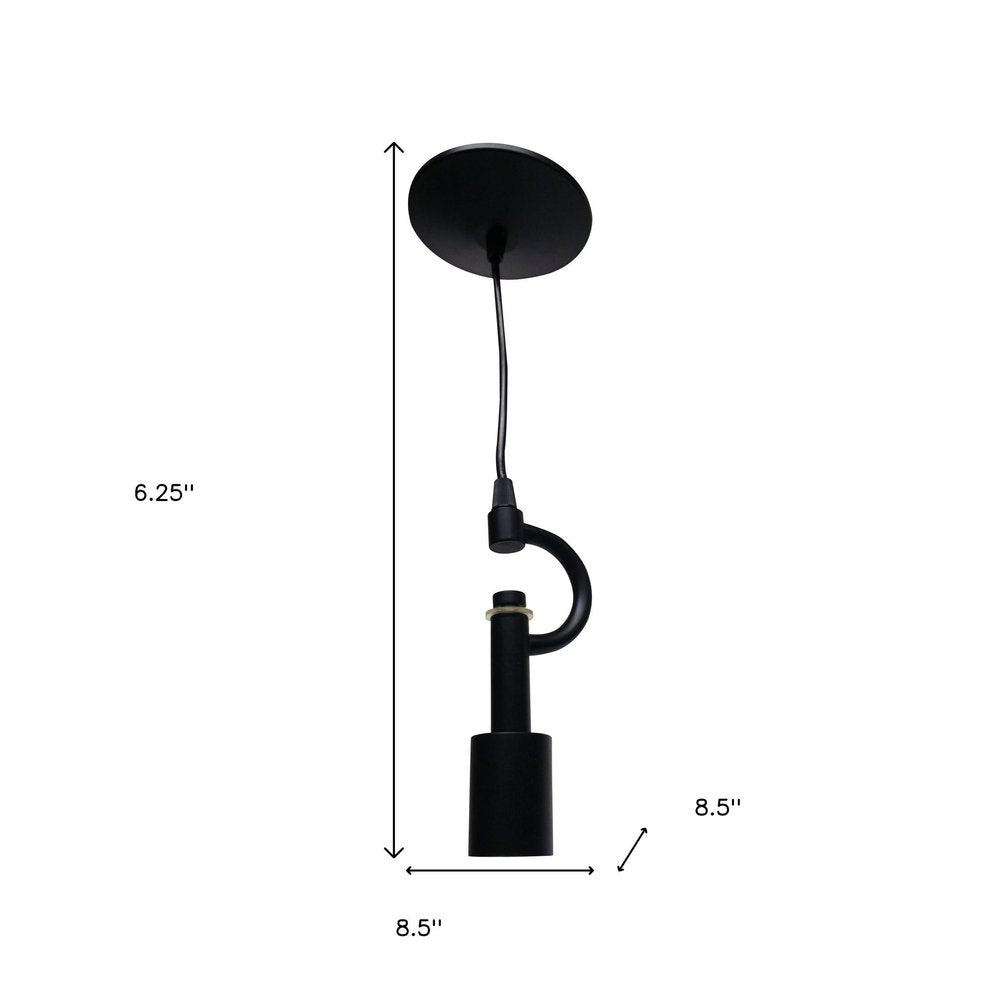Black Bulb Metal Chandelier