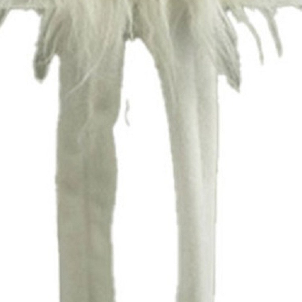 23" Blue and White Fabric Standing Gnome Tabletop Sculpture