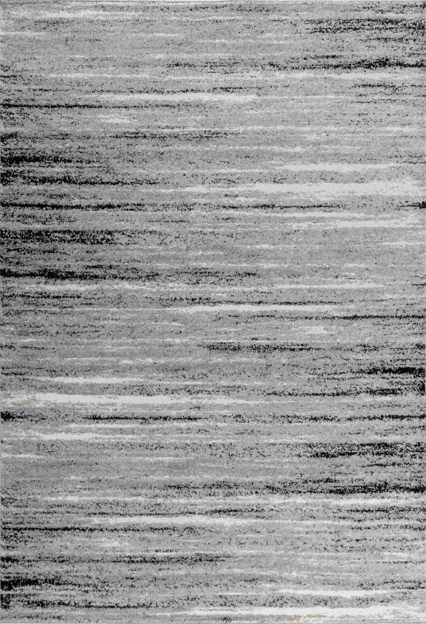 5' X 8' Grey Abstract Area Rug