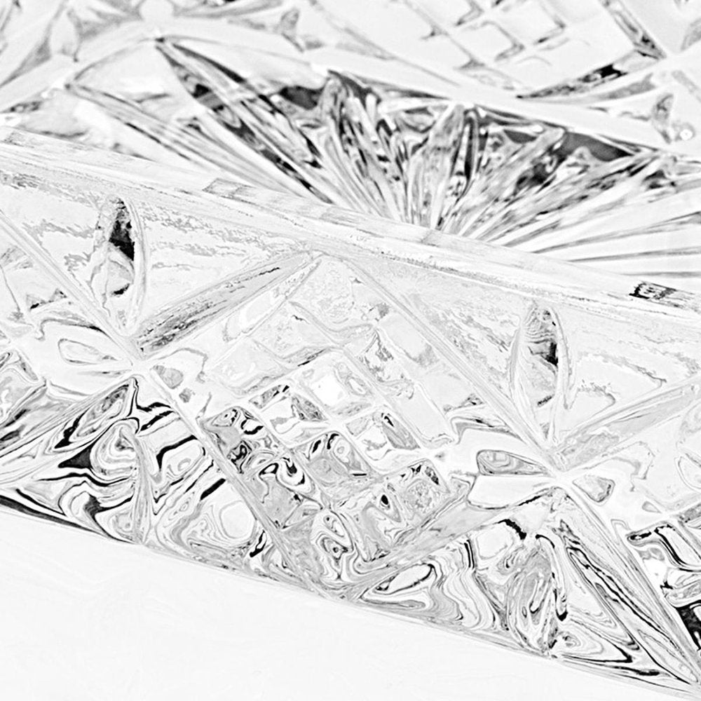 1" Clear Lead Free Crystal Soap Dish