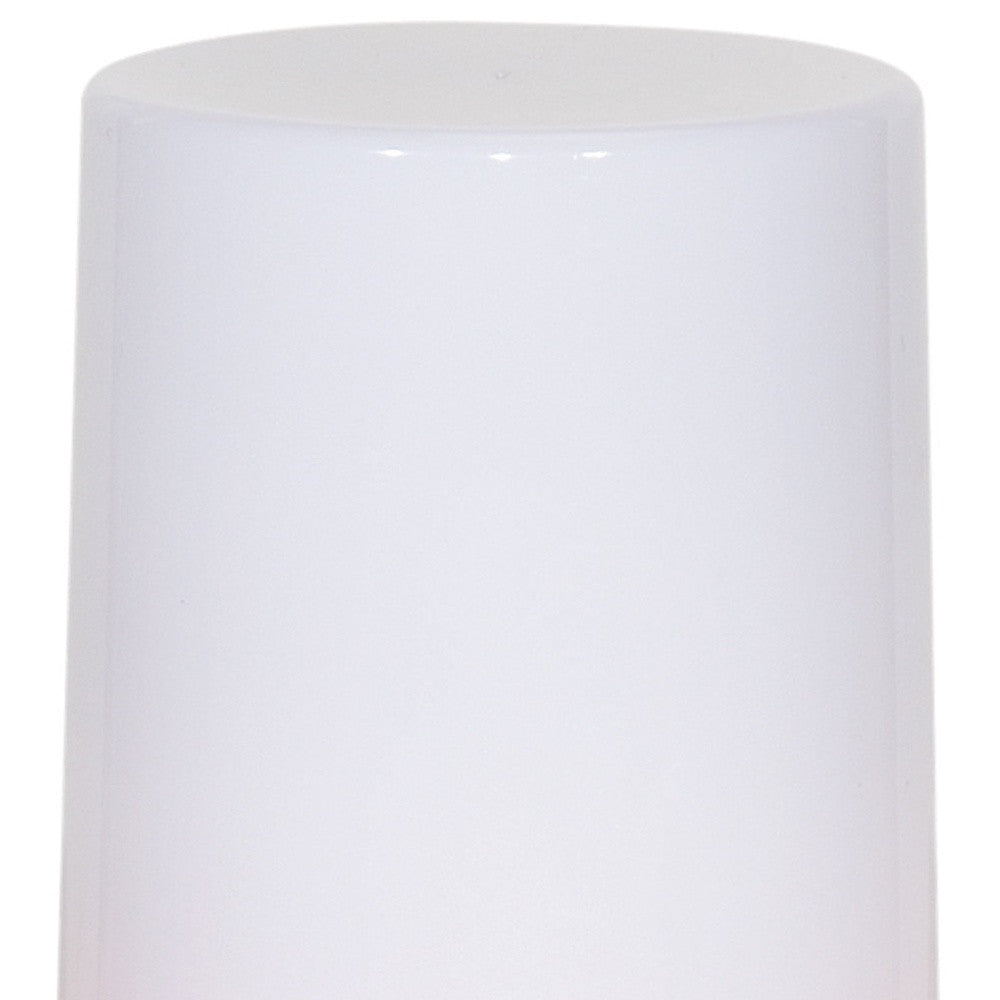 Set of Two White Flameless Pillar Candle