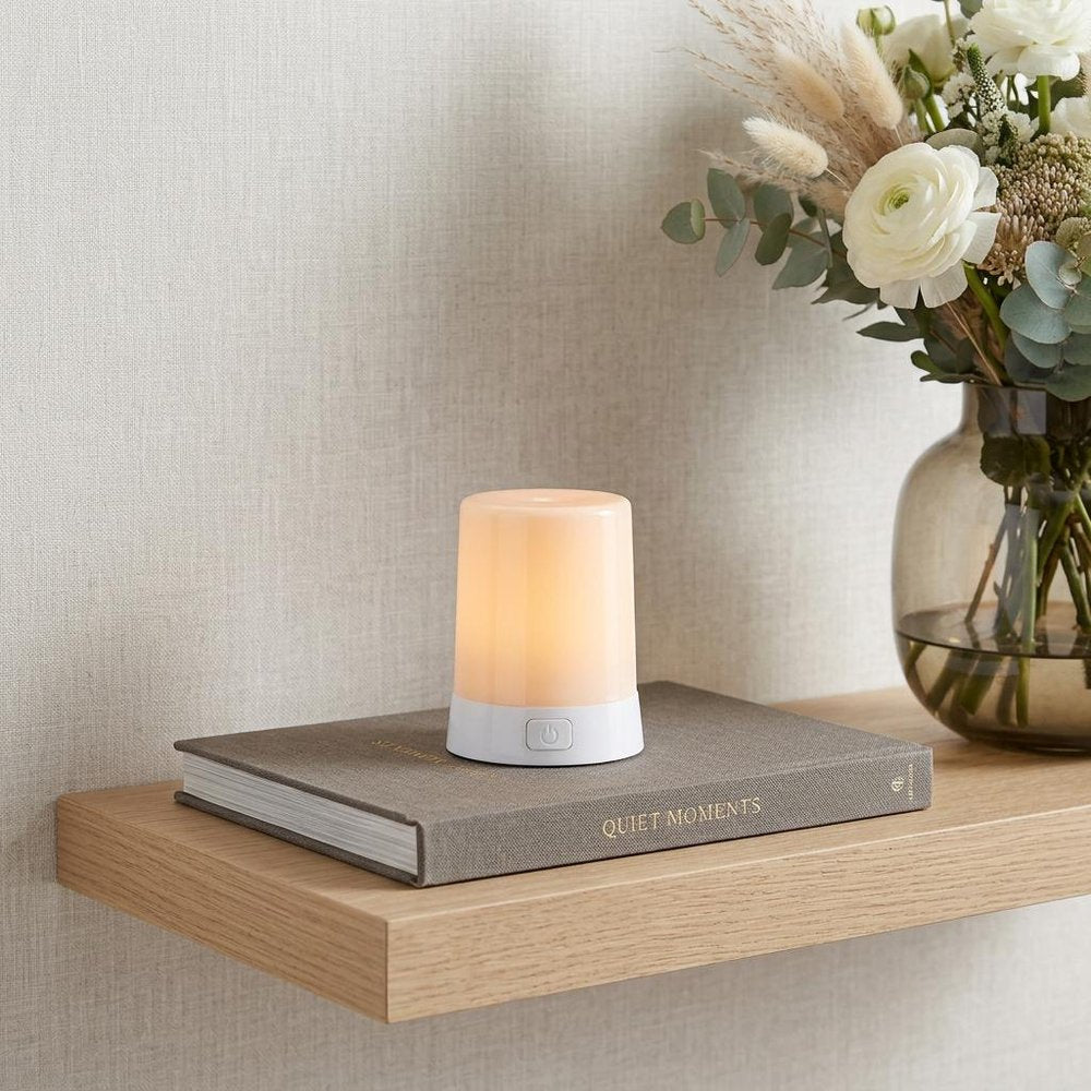 3" Orange Flameless Designer Candle