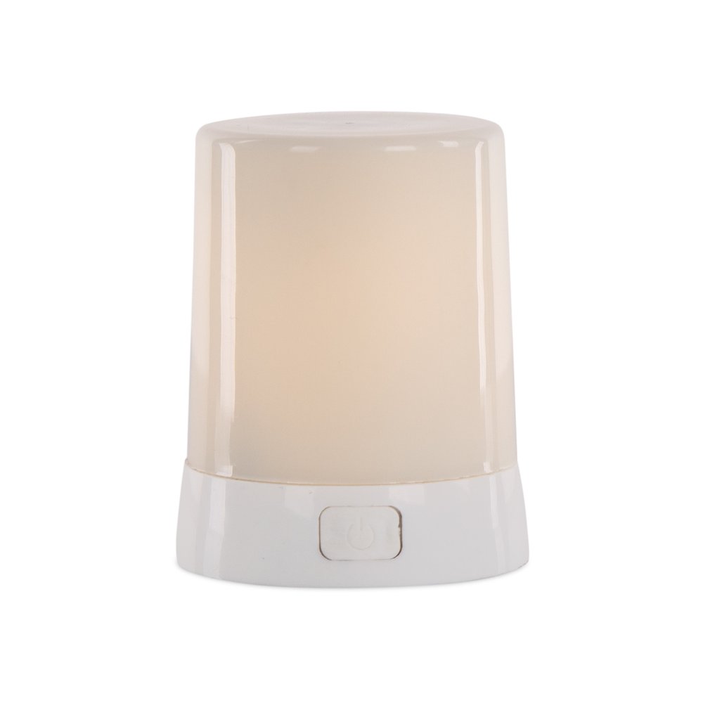 3" White Flameless Designer Candle