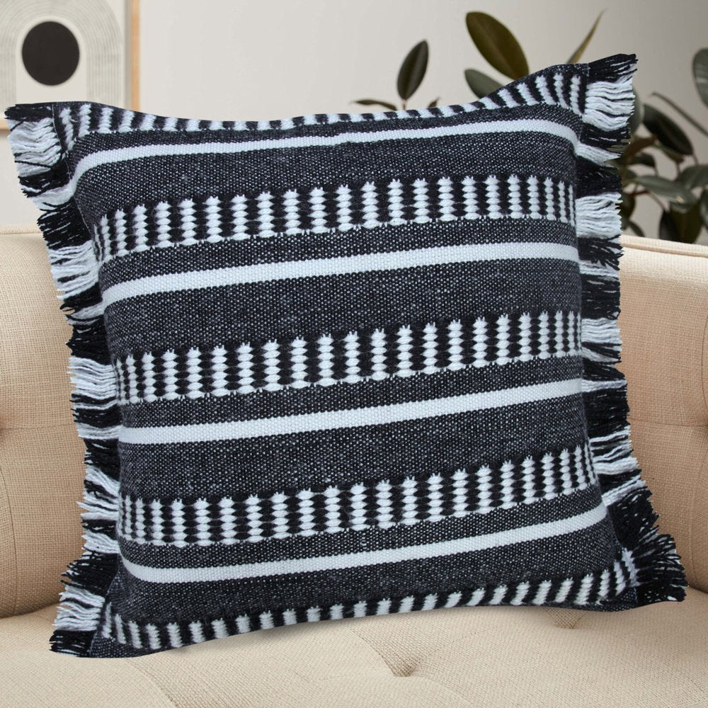 24" X 24" Tan Zippered Coastal Indoor Outdoor Throw Pillow