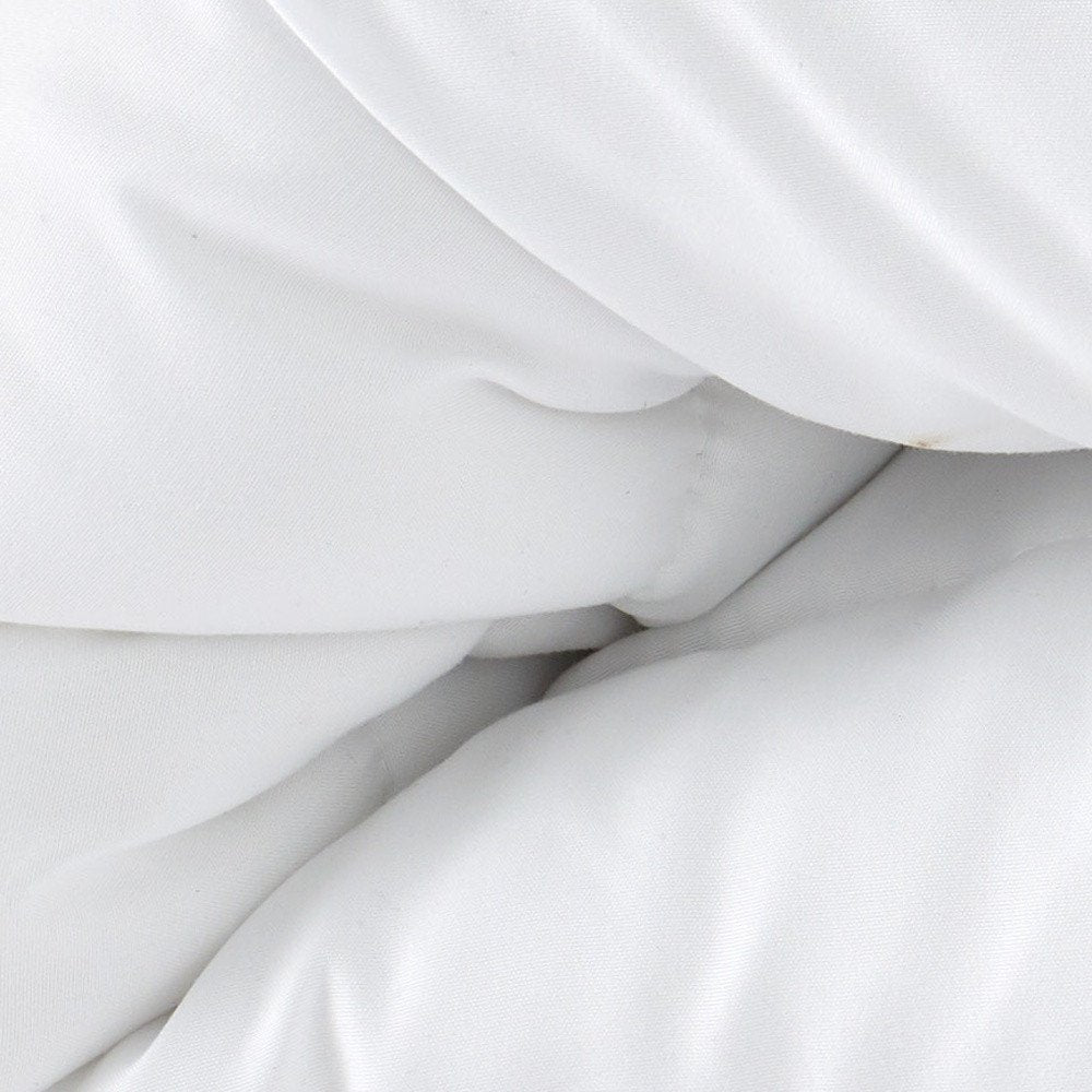 White Twin Microfiber Washable Microfiber Down Alternative Comforter