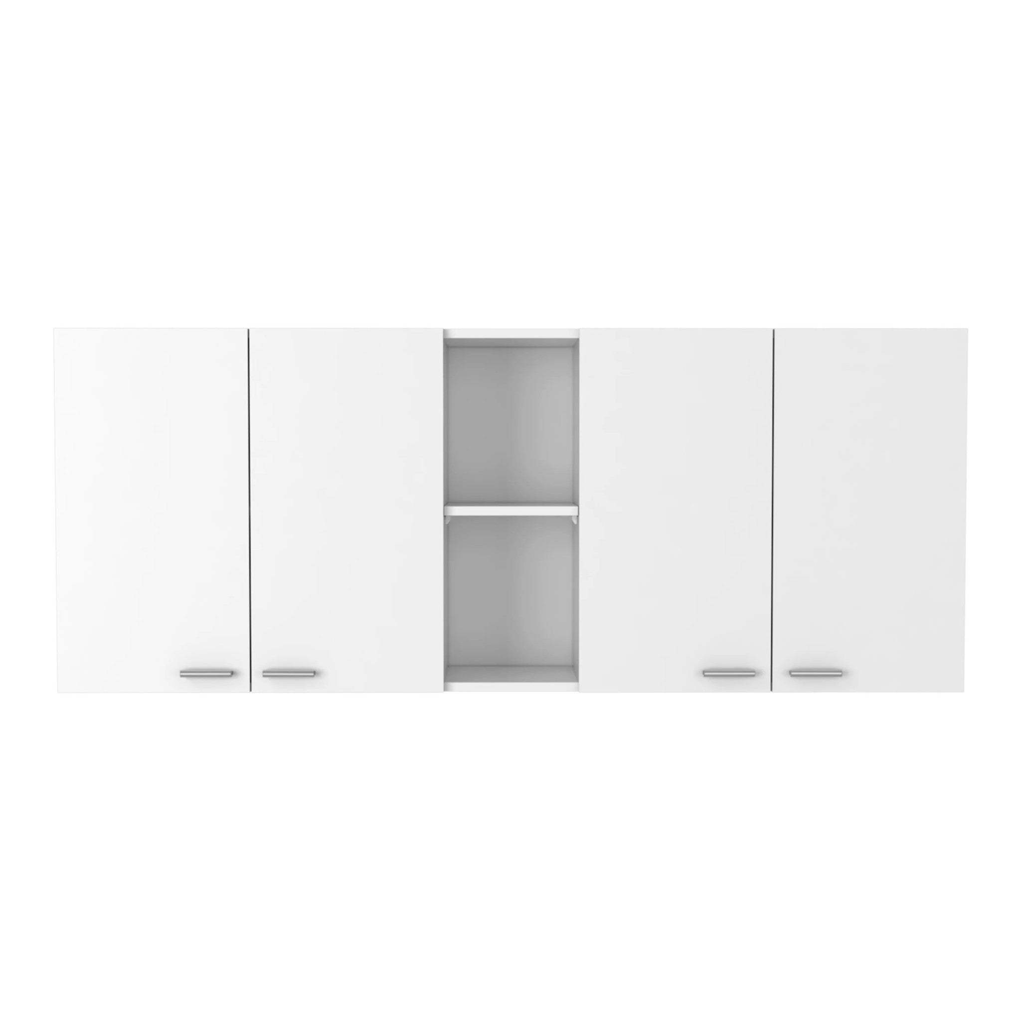 41" Dark Brown and White Wood Kitchen Island Set With Storage