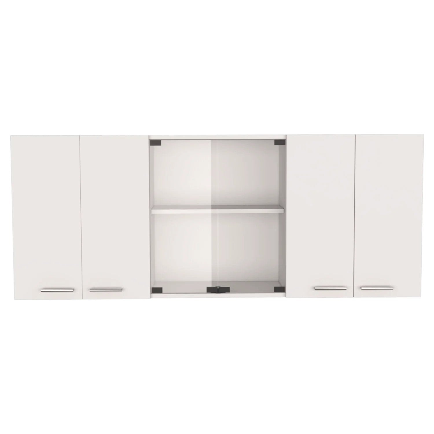 59" Natural White and Brown Wood Kitchen Island Set With Storage