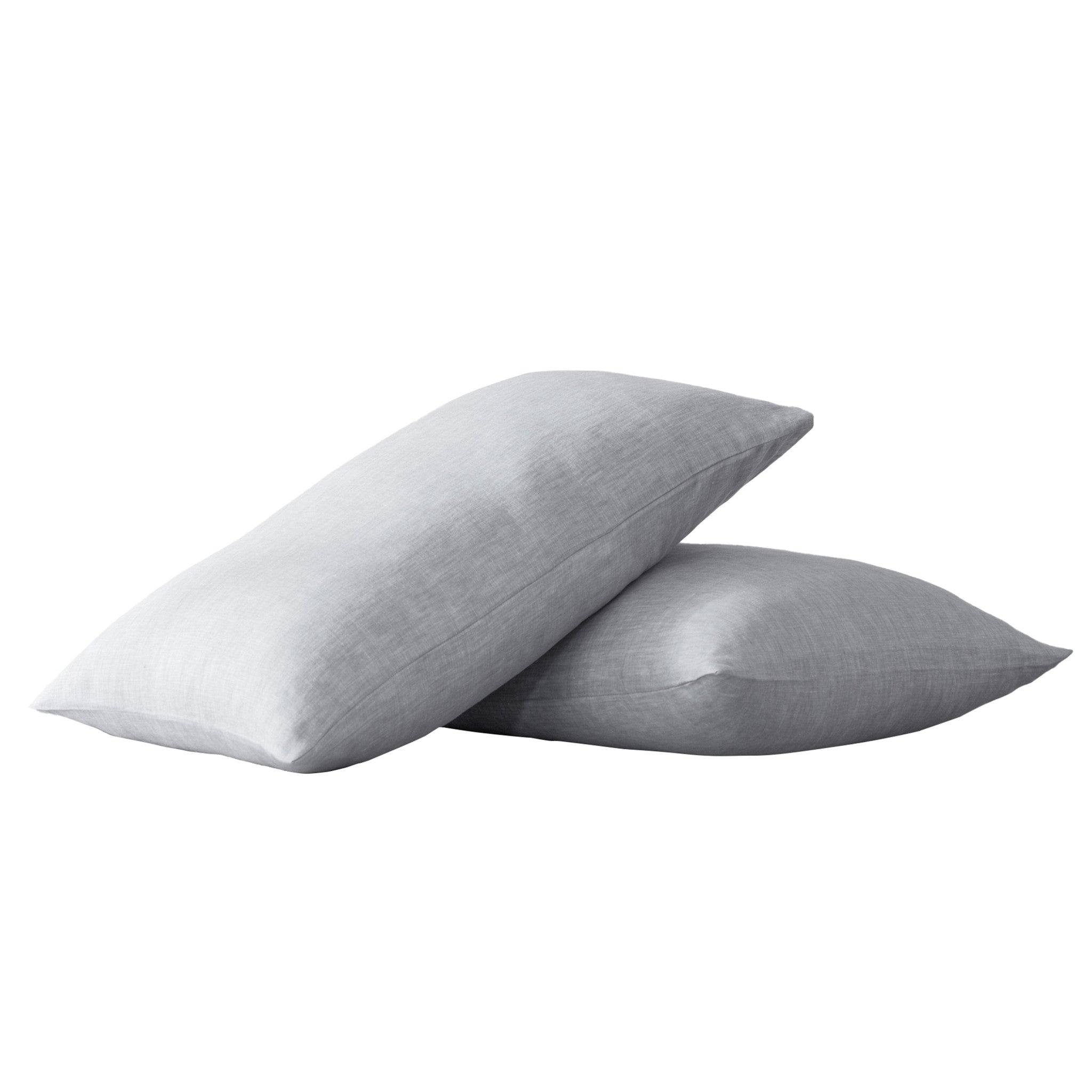 Set of Two Cloud Linen King Pillowcases