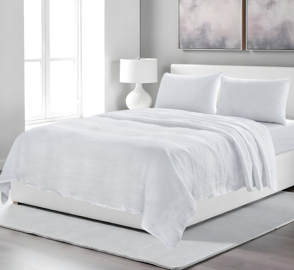 Four Piece Cloud Linen Sheet Set