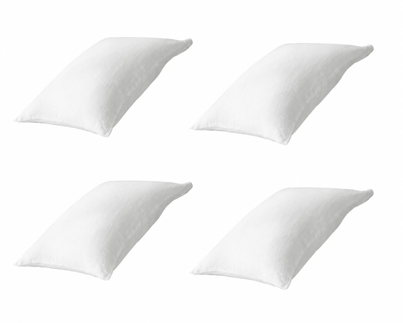 Four Piece Ivory Linen Queen Sheet Set