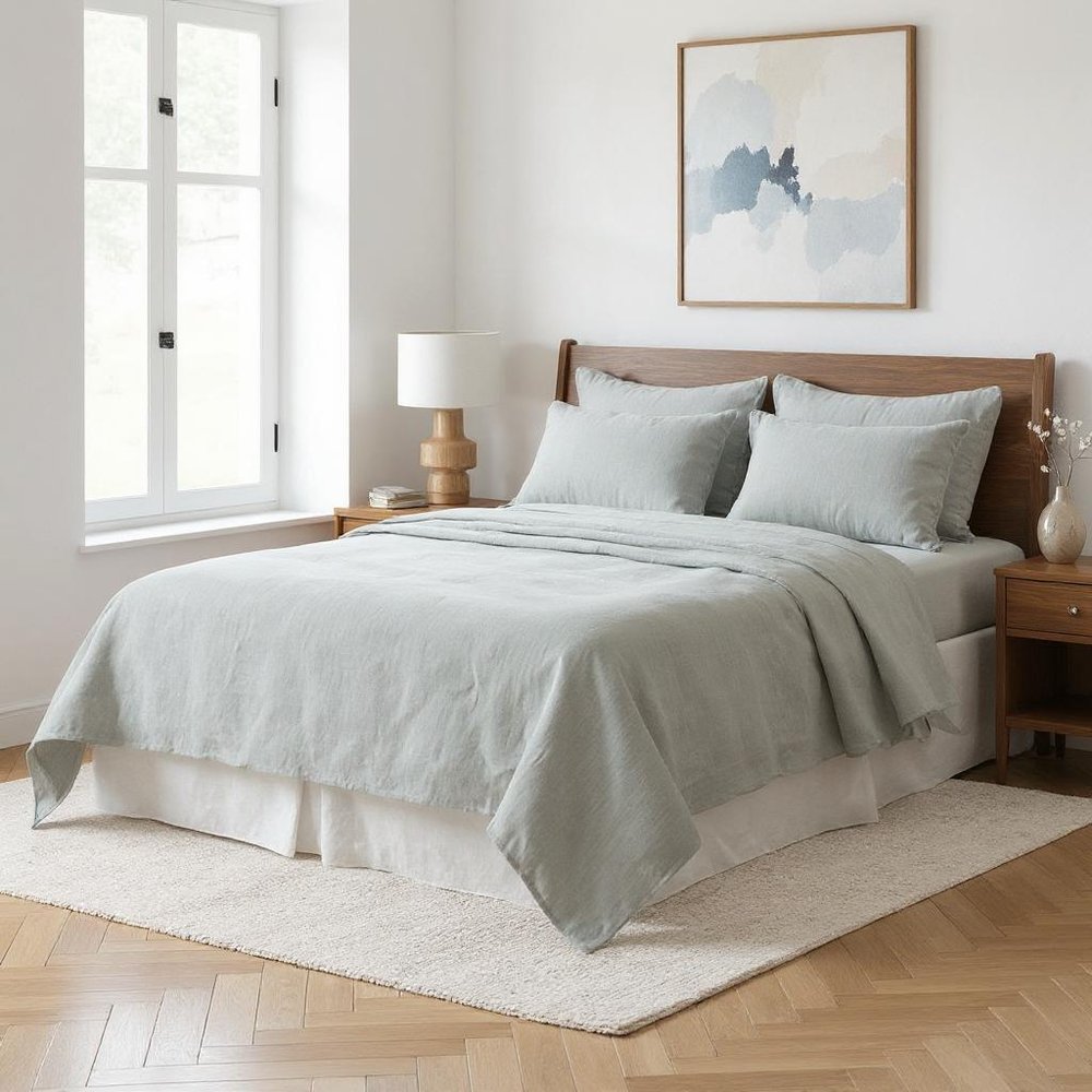 Cloud Linen Full Double Flat Sheet