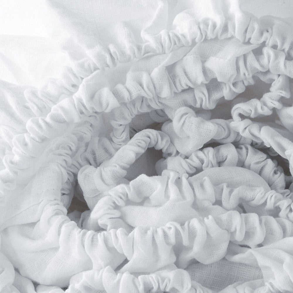 White Linen King Fitted sheet