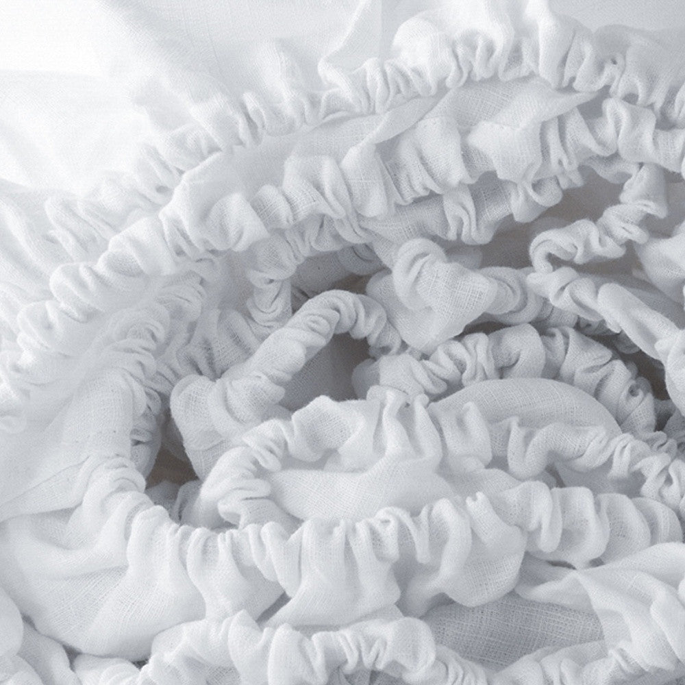 White Linen King Fitted sheet