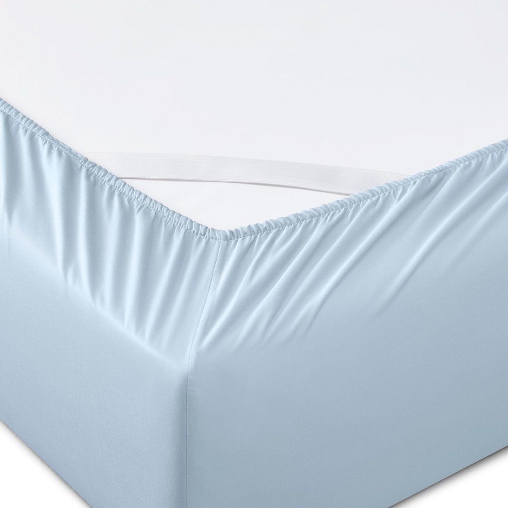 Six Piece Powder Blue Tencel Lyocell King Sheet Set