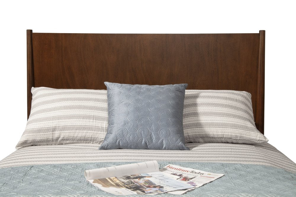 Walnut Solid Wood King Bed Frame