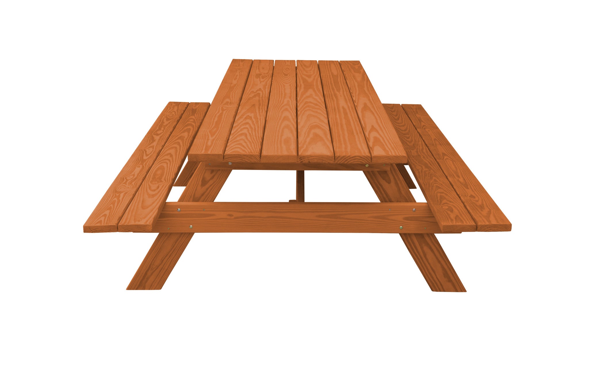 94" Cedar Chest Solid Wood Outdoor Picnic Table