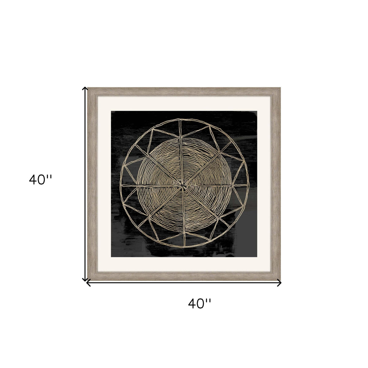 Woven Dreams I Silver Framed Print Wall Art