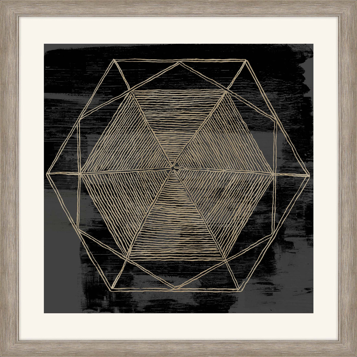 Woven Dreams II Silver Framed Print Wall Art