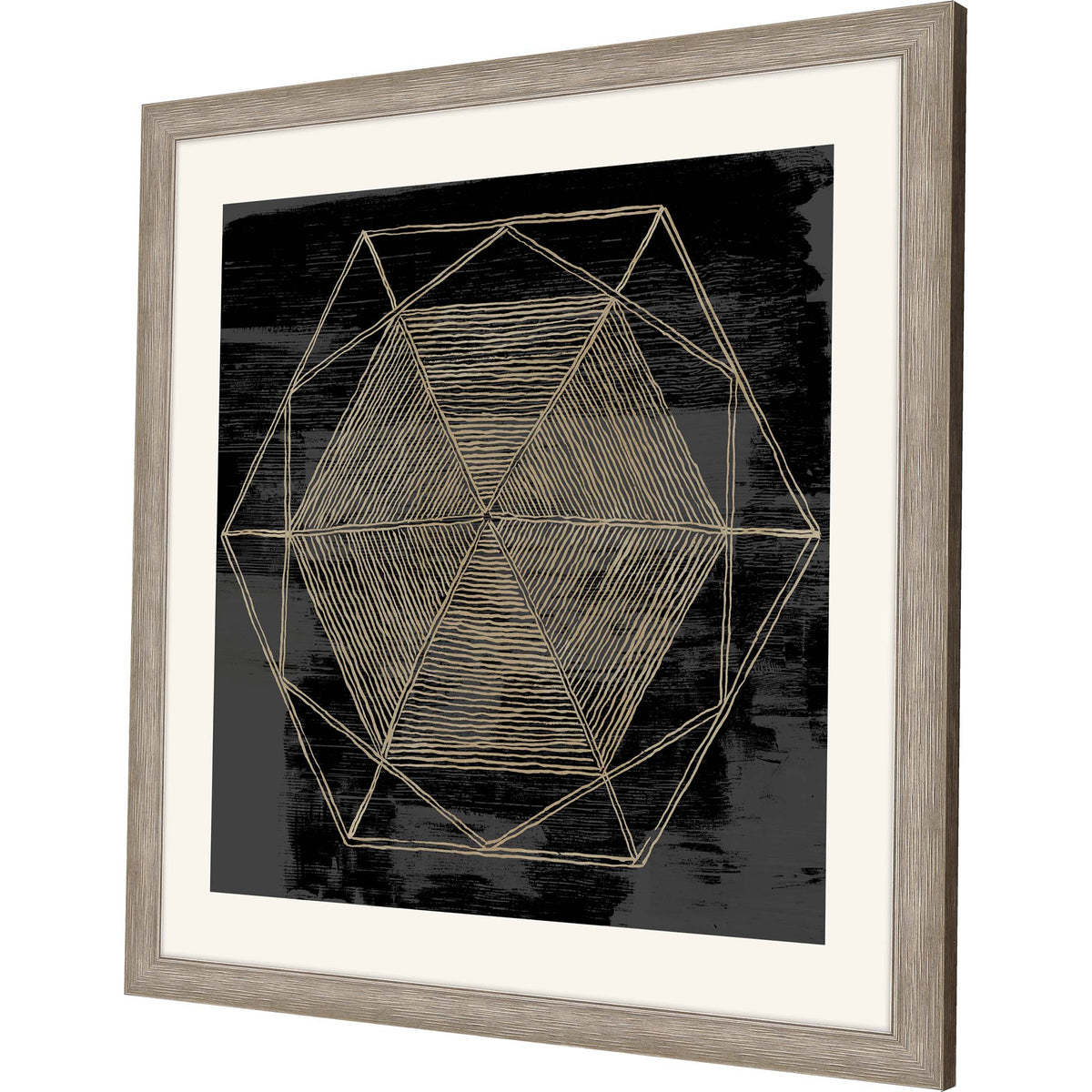 Woven Dreams II Silver Framed Print Wall Art