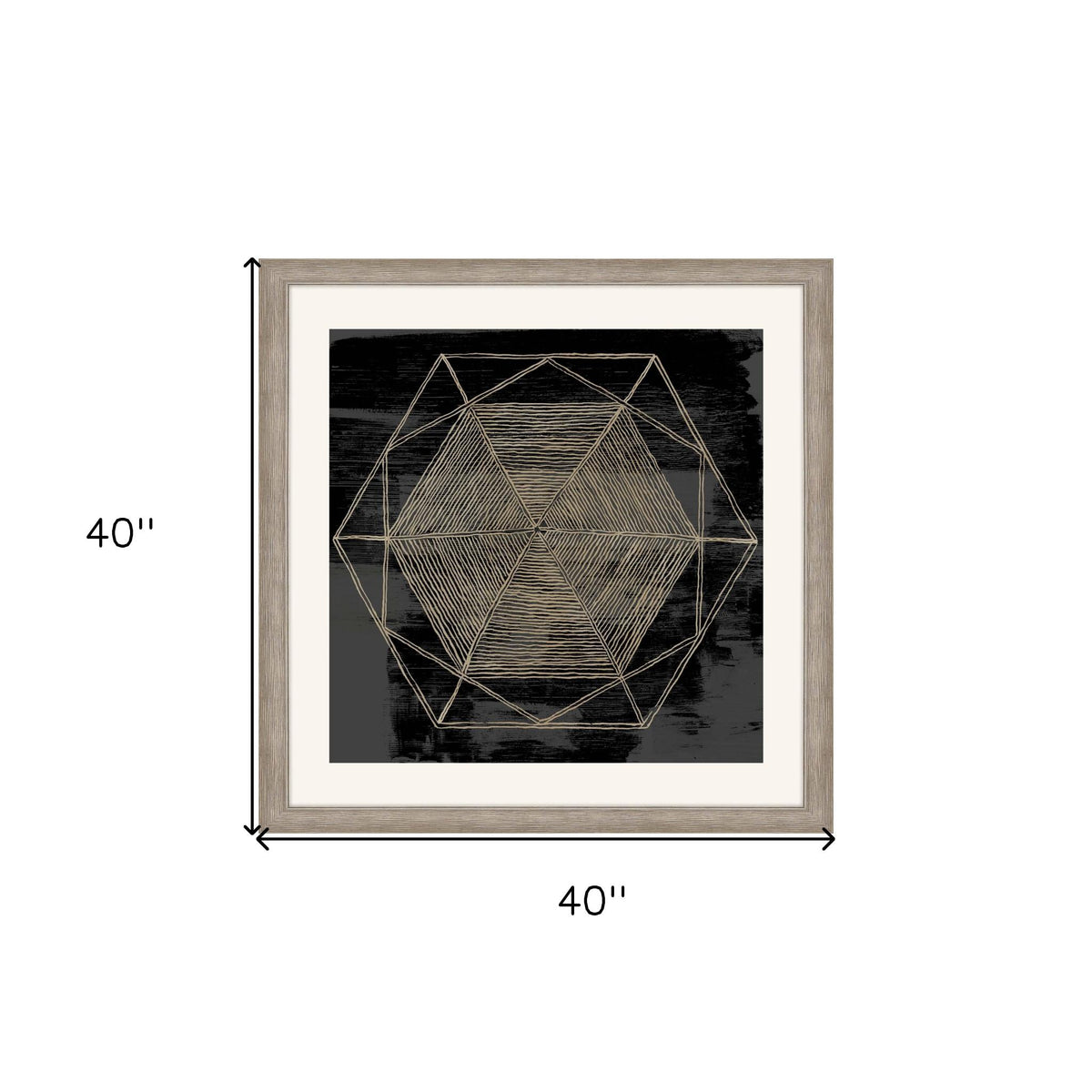 Woven Dreams II Silver Framed Print Wall Art