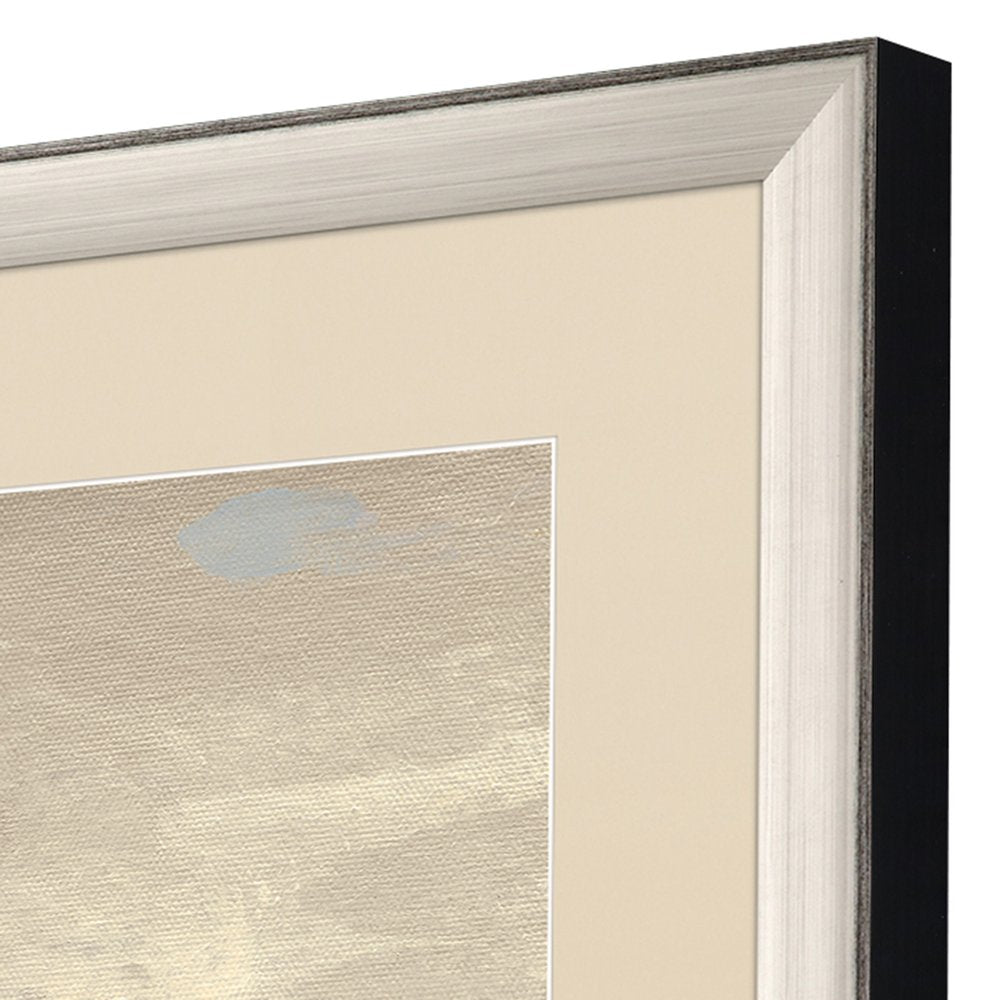 Warm Bay II Silver Framed Print Wall Art
