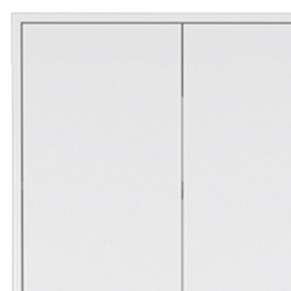 71" White Wood Two Door Pantry Or Storage Closet
