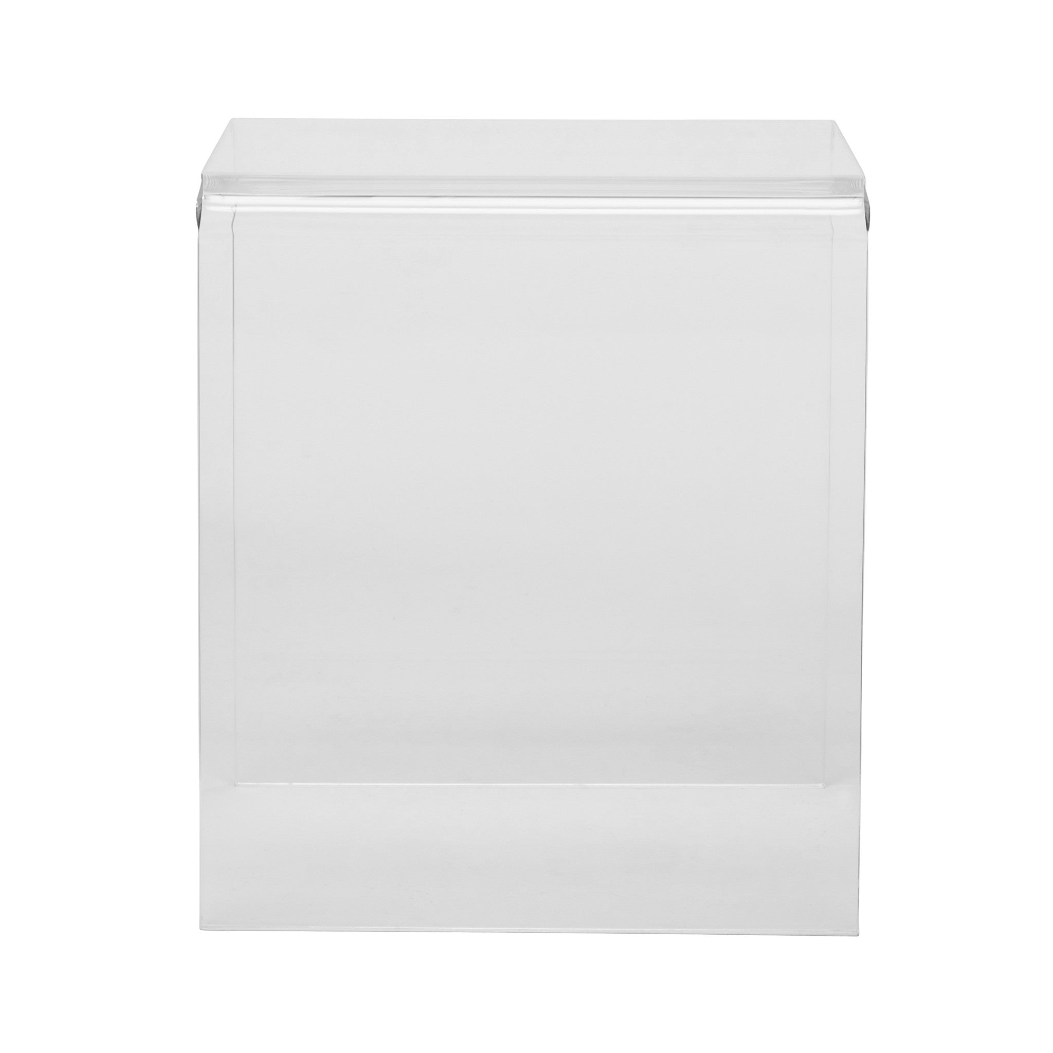 18" Clear Plastic / Acrylic Square End Table