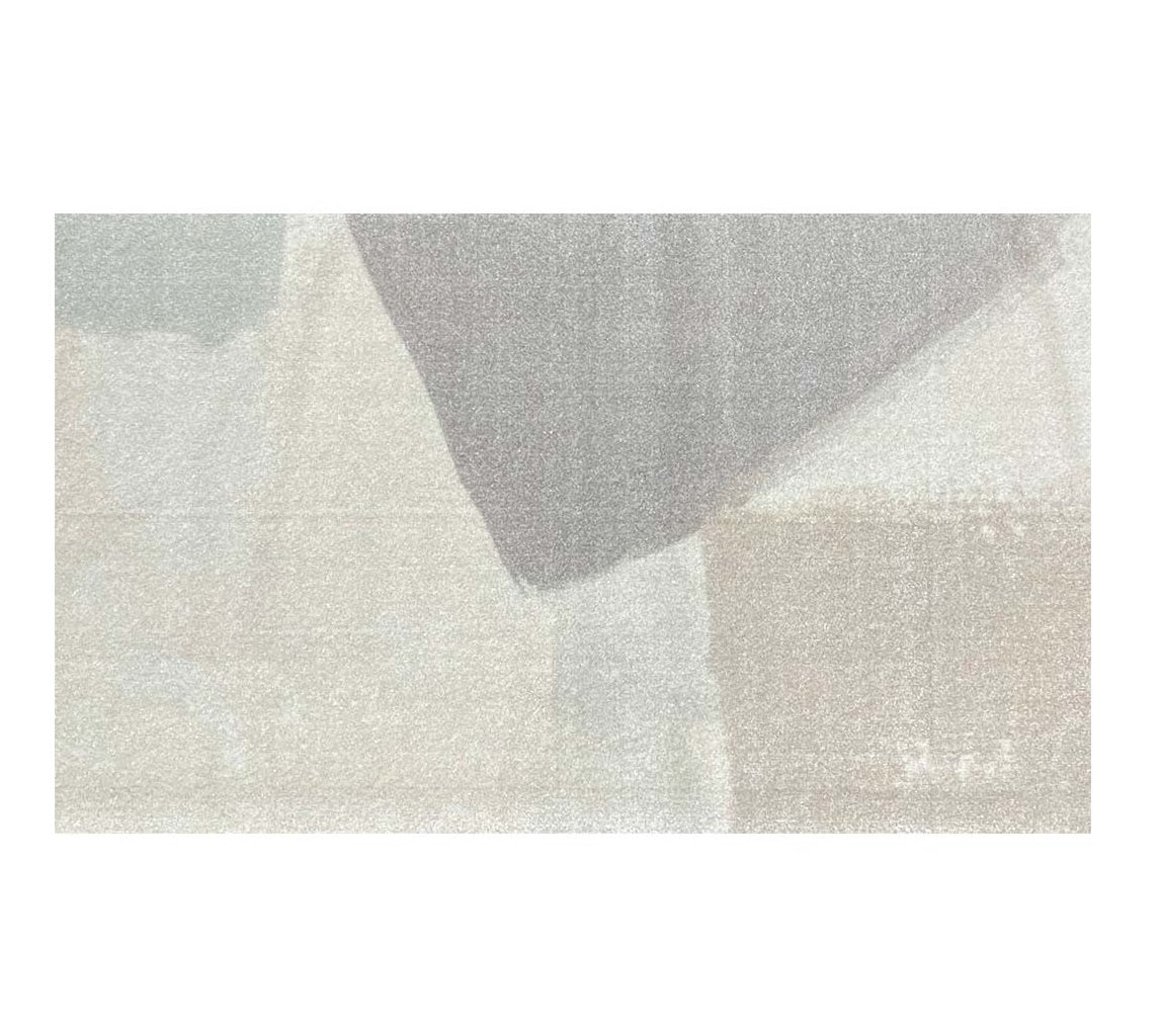 2' X 4' Taupe Abstract Machine Tufted Area Rug With Uv Protection