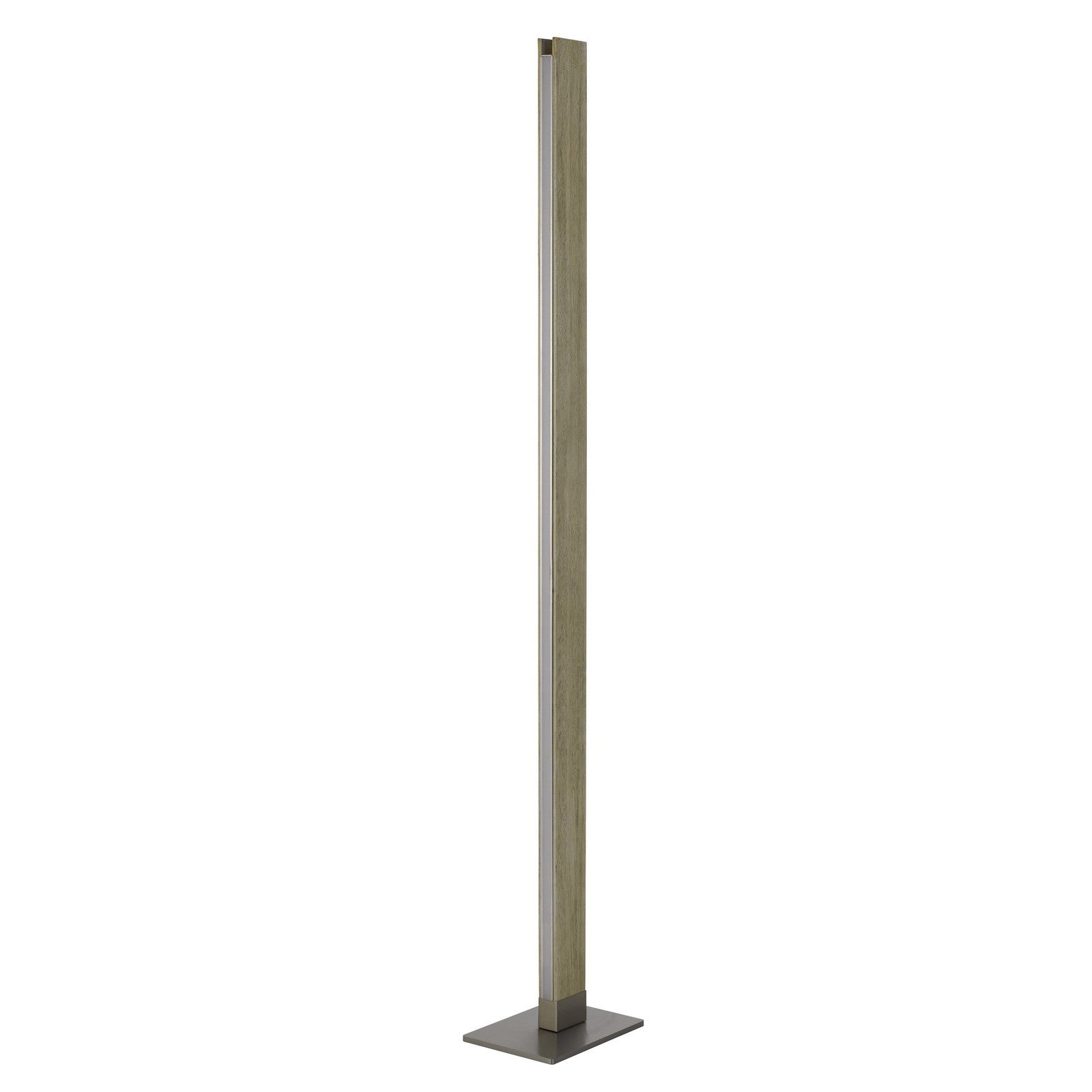 61" Brown Led Traditional Shaped Floor Lamp