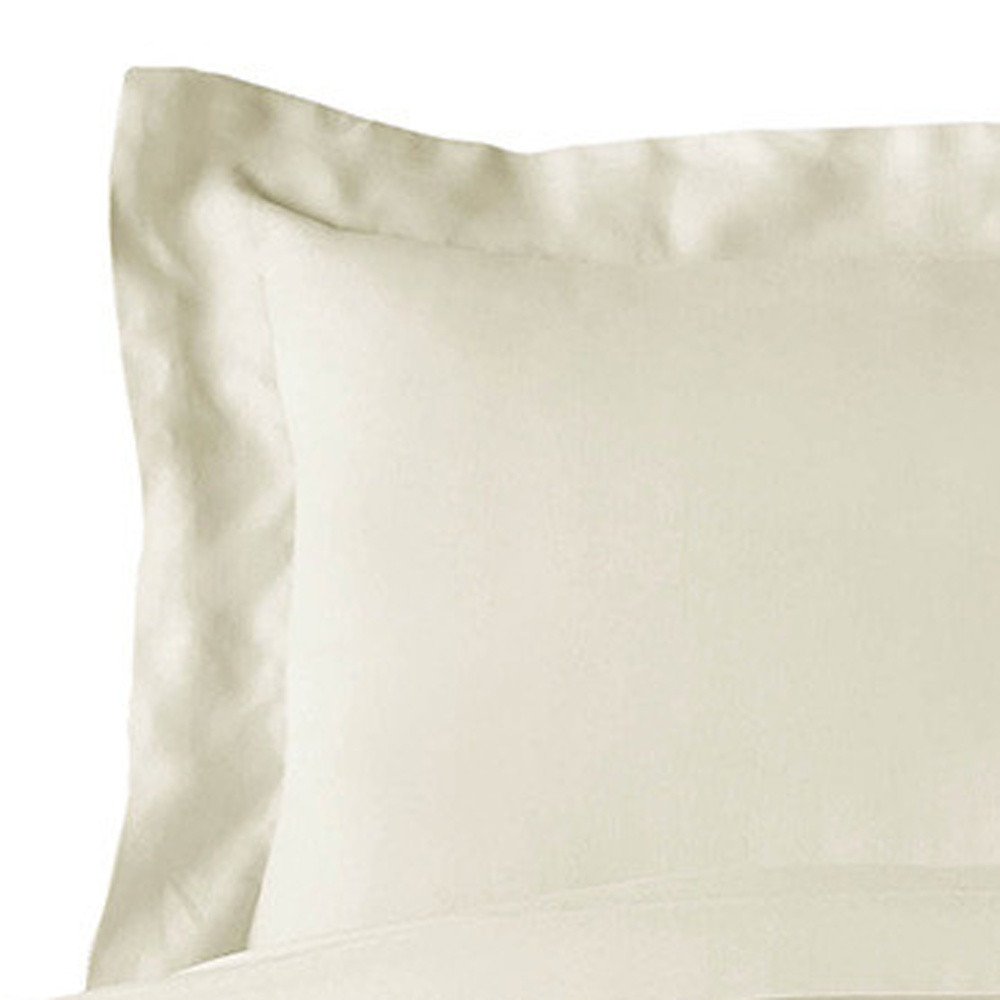 Ivory King Rayon Washable Duvet Cover Set