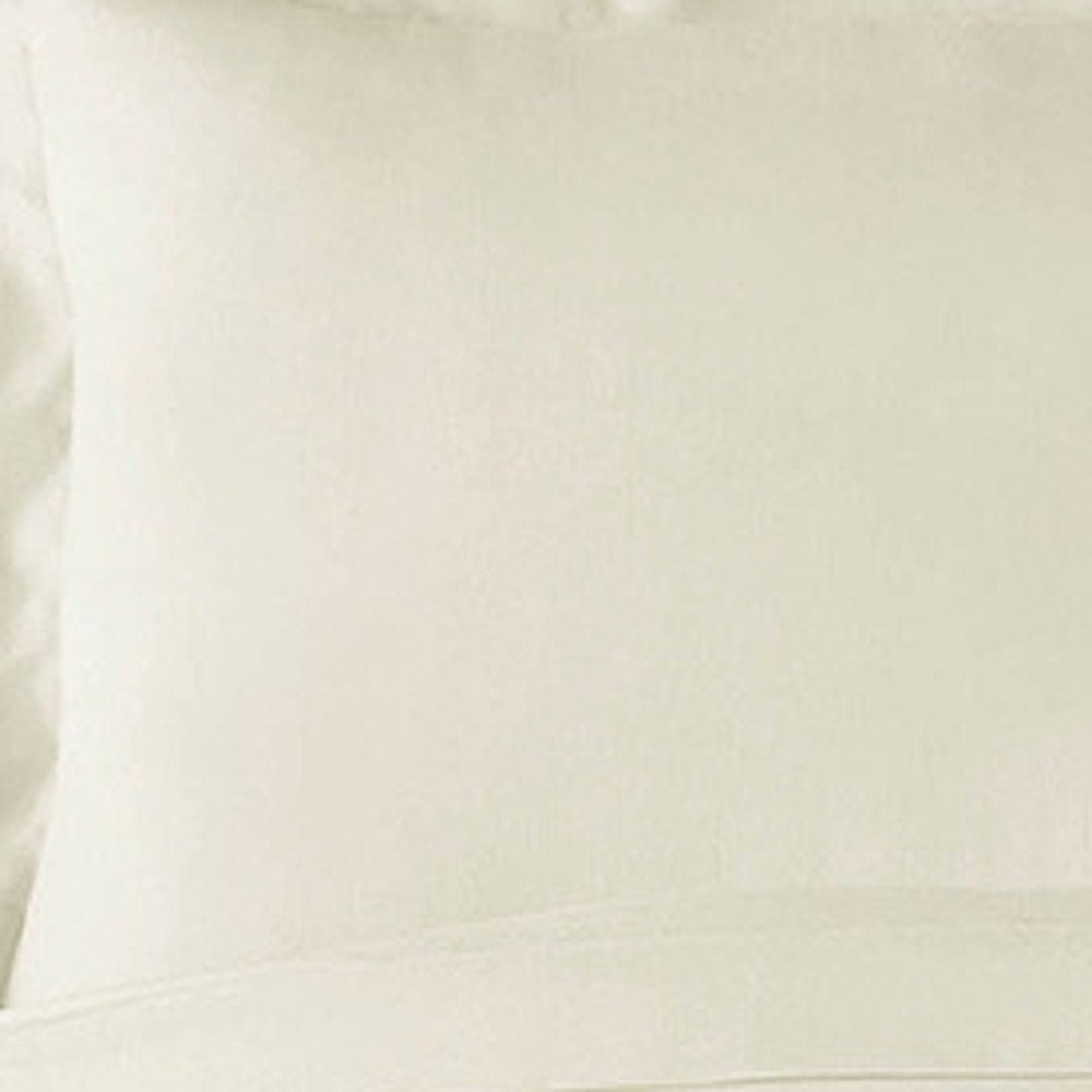 Ivory King Rayon Washable Duvet Cover Set