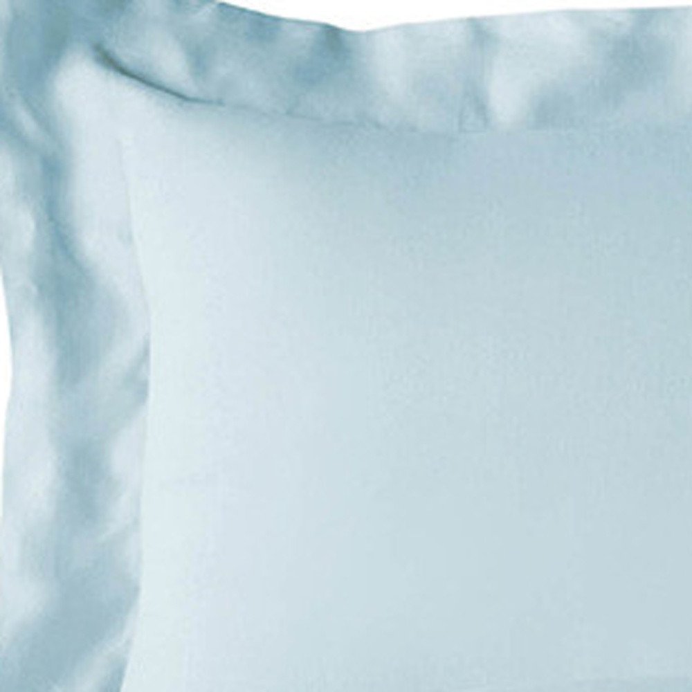 Light Blue King Rayon Washable Duvet Cover Set