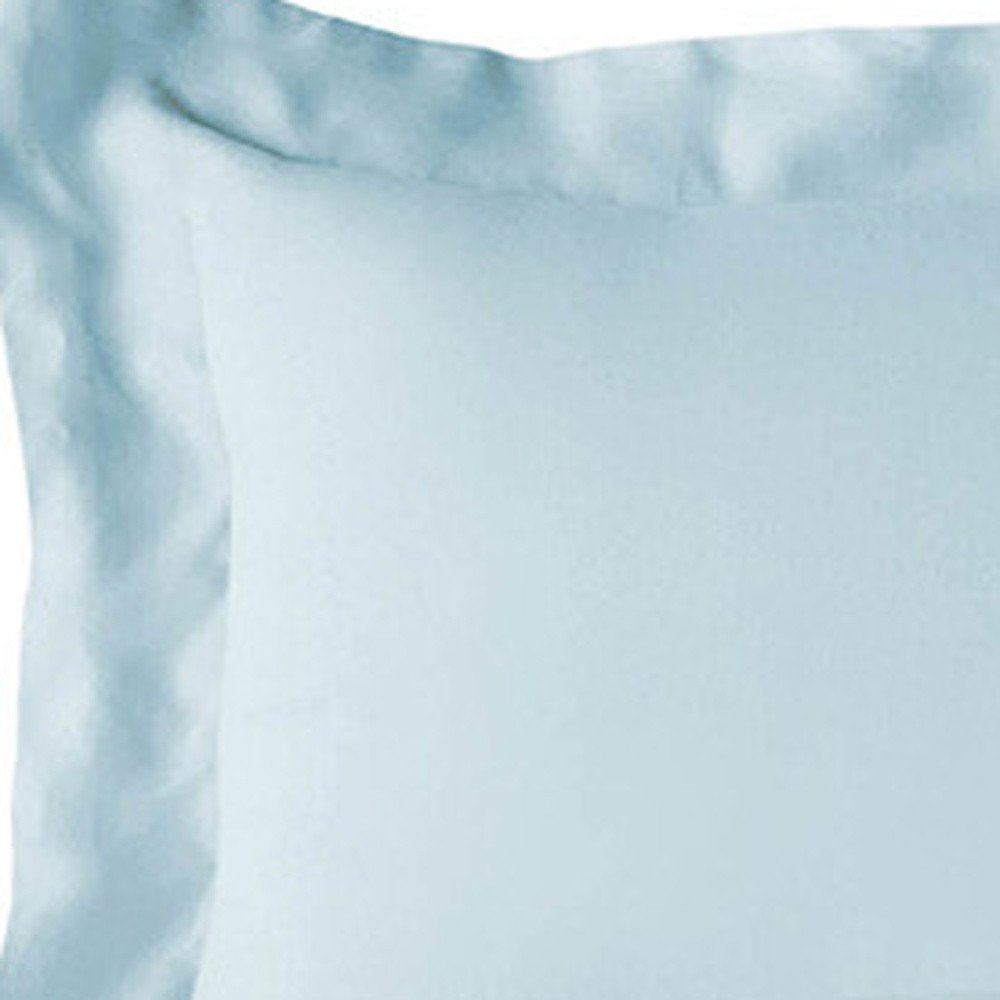 Light Blue King Rayon Washable Duvet Cover Set