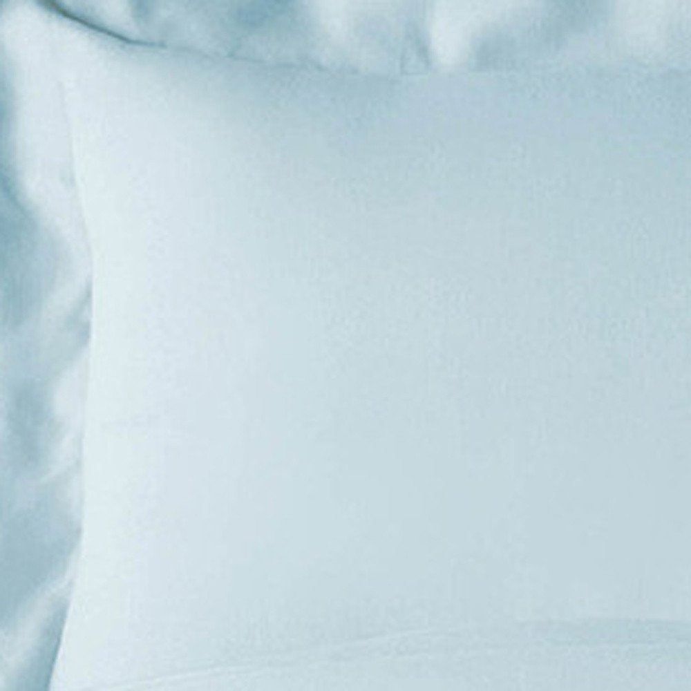 Light Blue King Rayon Washable Duvet Cover Set