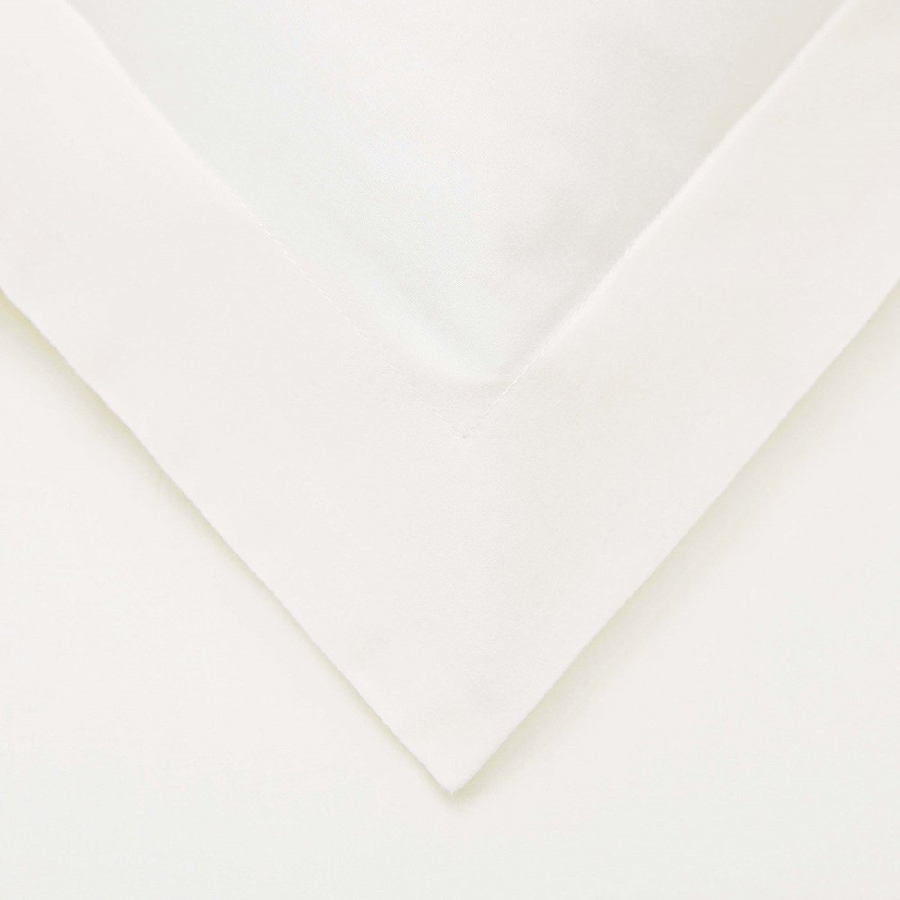 Ivory Queen Cotton Blend Washable Duvet Cover Set