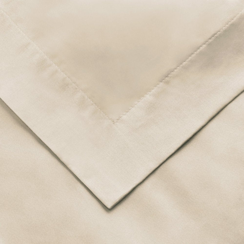 Ivory Queen Cotton Washable Duvet Cover Set