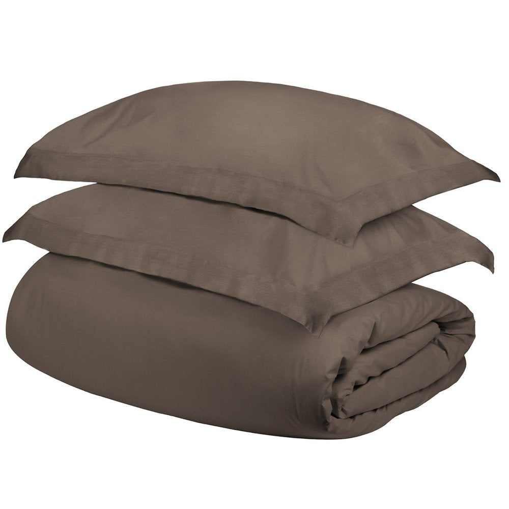 Gray Queen Cotton Washable Duvet Cover Set