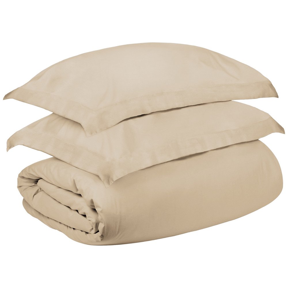 Ivory Twin Cotton Washable Duvet Cover Set