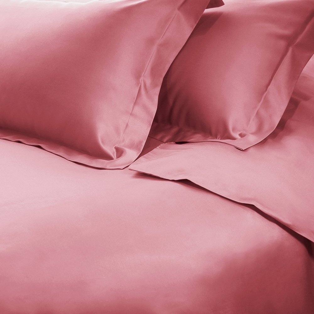 Blush King Cotton Washable Duvet Cover Set