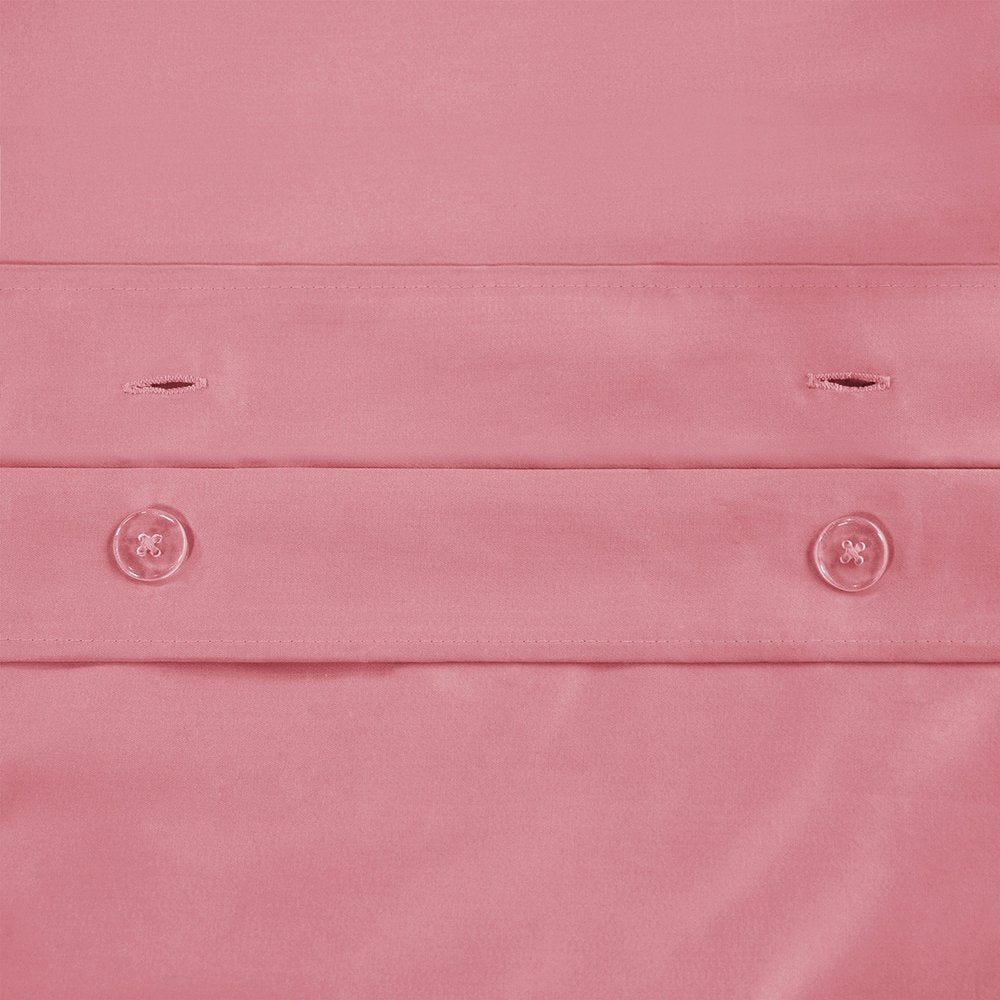 Blush King Cotton Washable Duvet Cover Set