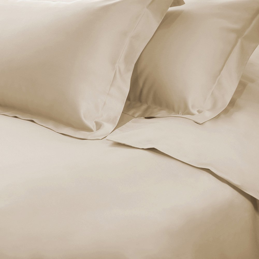 Ivory King Cotton Washable Duvet Cover Set