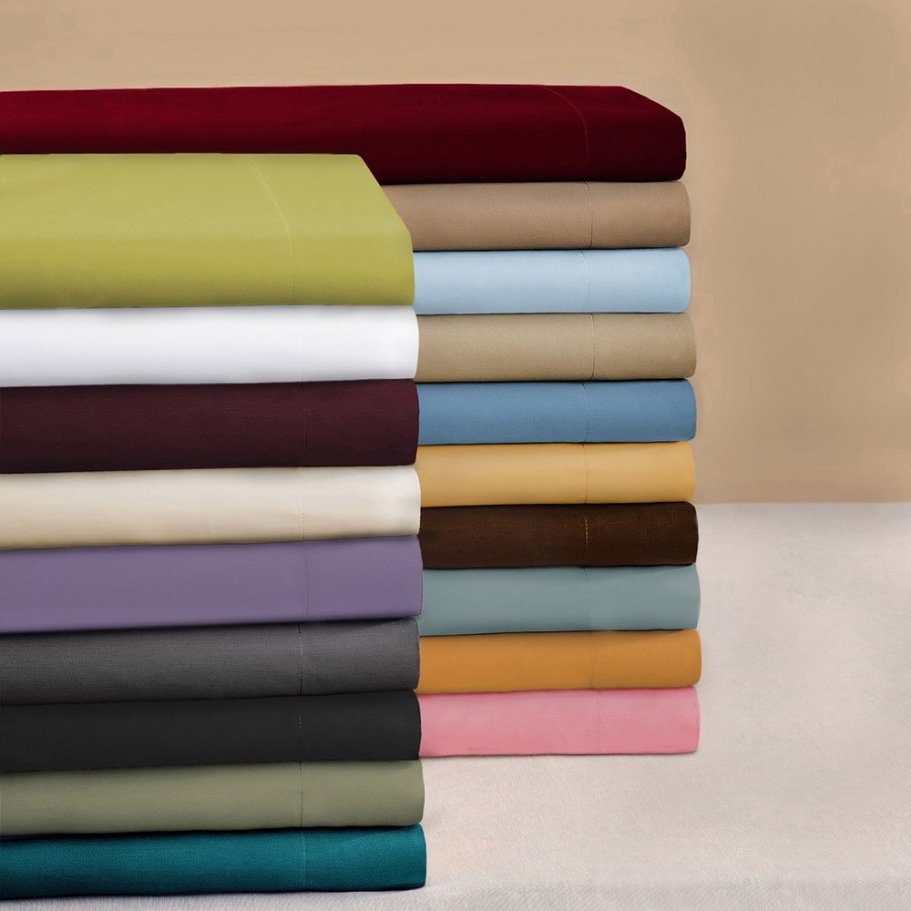 Blue Twin Cotton Washable Duvet Cover Set With Sham