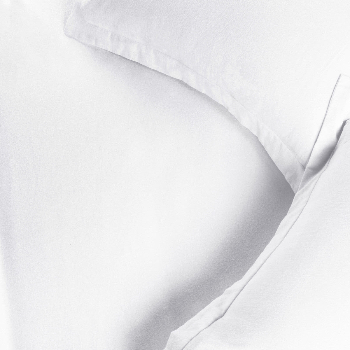 White Queen Cotton Blend Thread Count Washable Duvet Cover Set