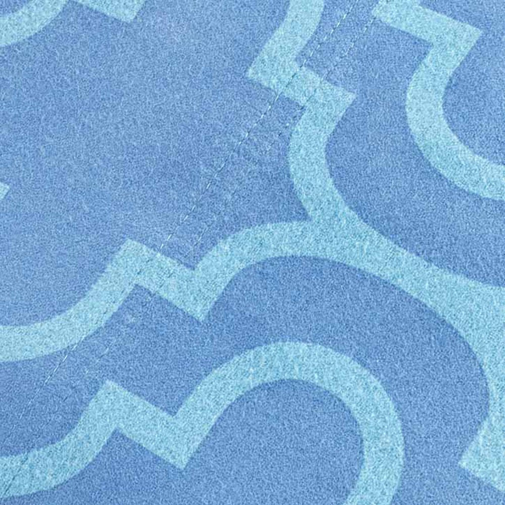 Light Blue King Flannel Washable Duvet Cover Set