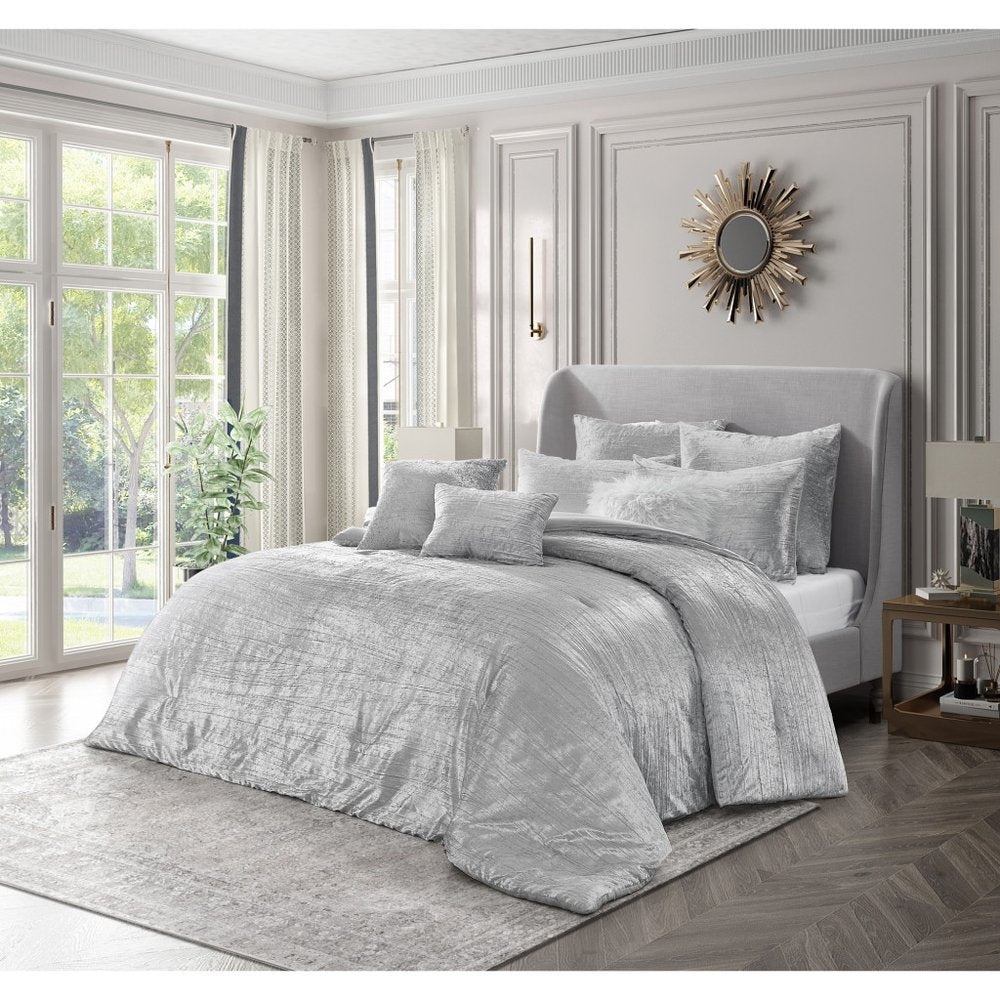 Blush Queen Polyester 220 Thread Count Washable Down Comforter Set
